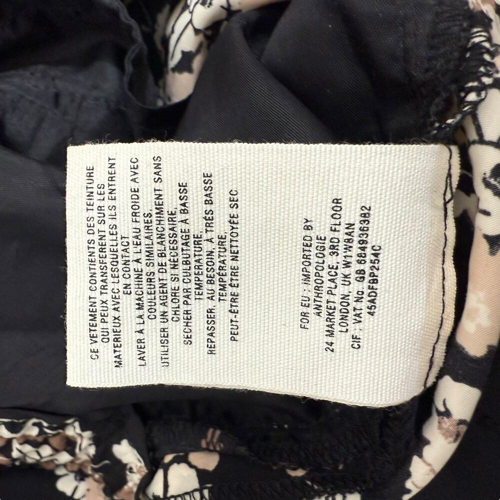 Anthropologie Pants Womens 10 Black Brown Cartonnier Nassella Joggers Trousers - Picture 13 of 14